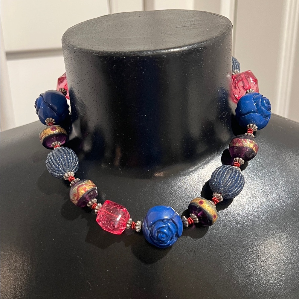 Beaded Statement Necklace